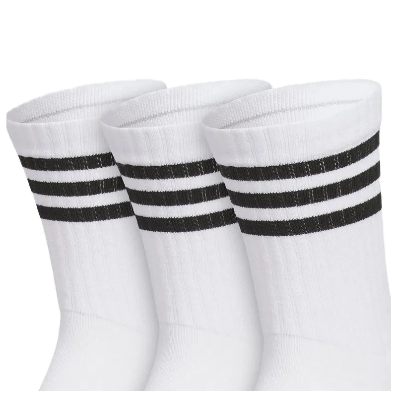 Детские носки с длинным голенищем, комплект из 6 пар, Adidas, Black/White — фото 3