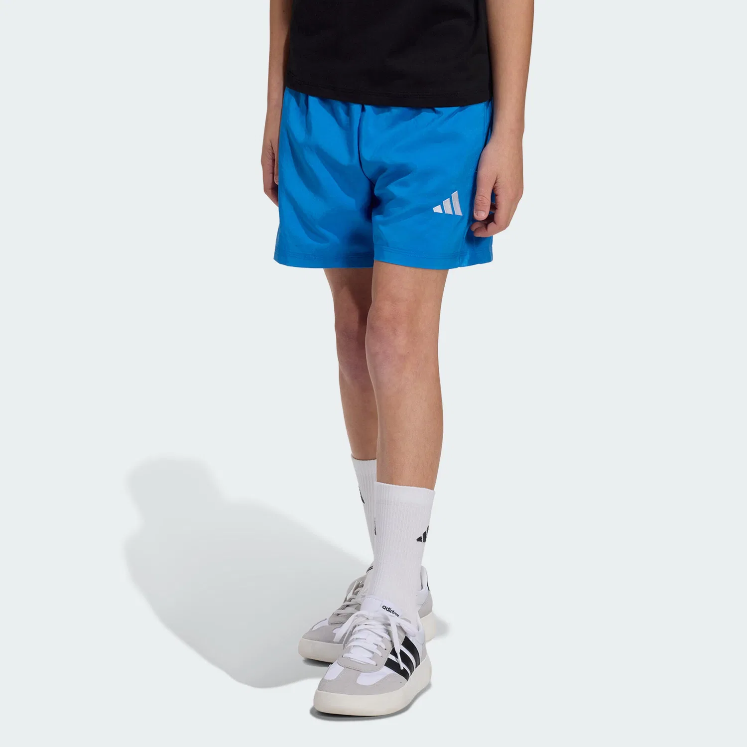 Детские шорты из легкой ткани Essentials Climacool Adidas, Blau Weiss