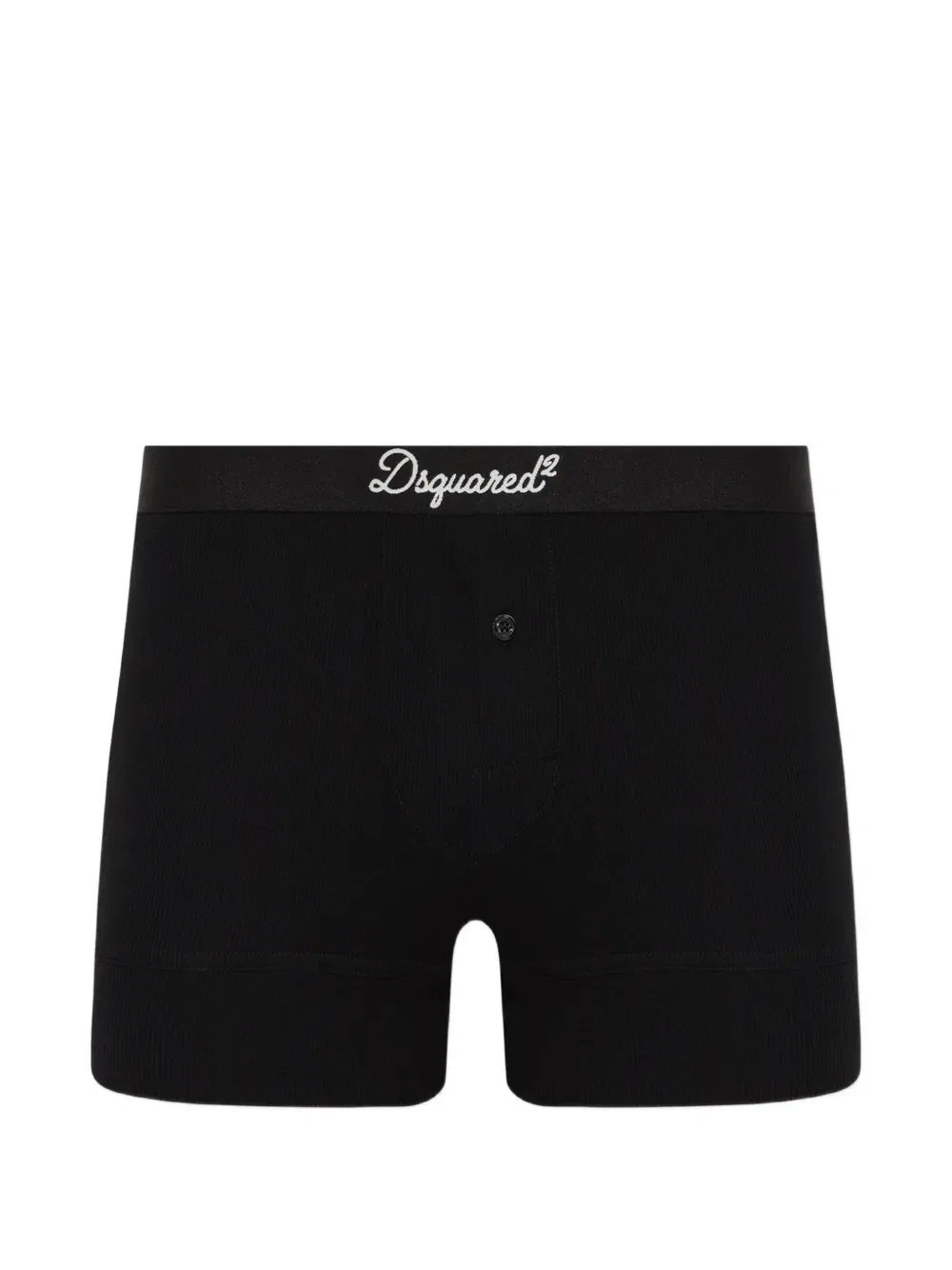 Боксеры в рубчик с логотипом DSQUARED2, черный