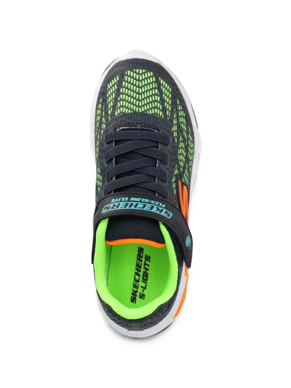 Кроссовки на липучках Flex-Glow Elite Vorlo Skechers, черный — фото 4