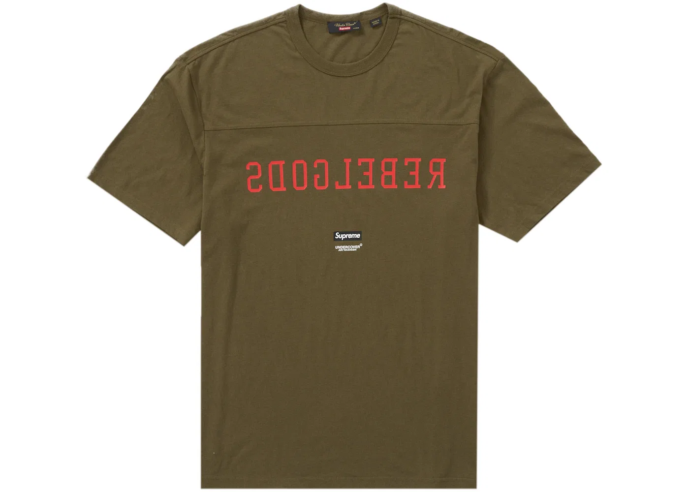 Мужская футболка Supreme UNDERCOVER Football Top, Olive