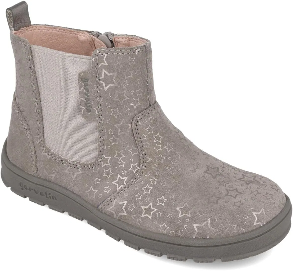 Детские ботинки для девочек Barefoot Boot Garvalin, Grey — фото 4