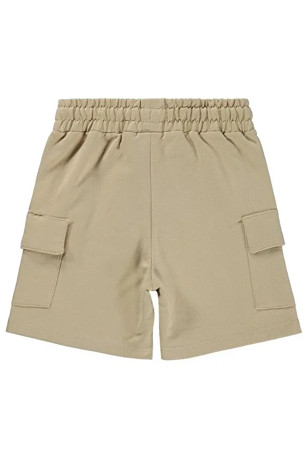 Детские шорты карго для мальчиков Basic Cargo Pocket Capri Civil Boys, Taupe — фото 2