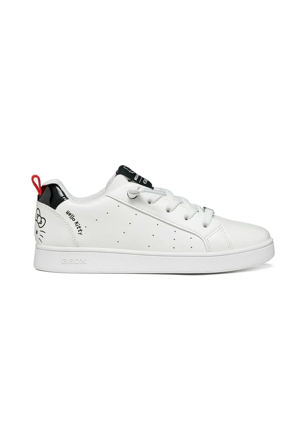 J eclyper girl - кроссовки Geox, White Black