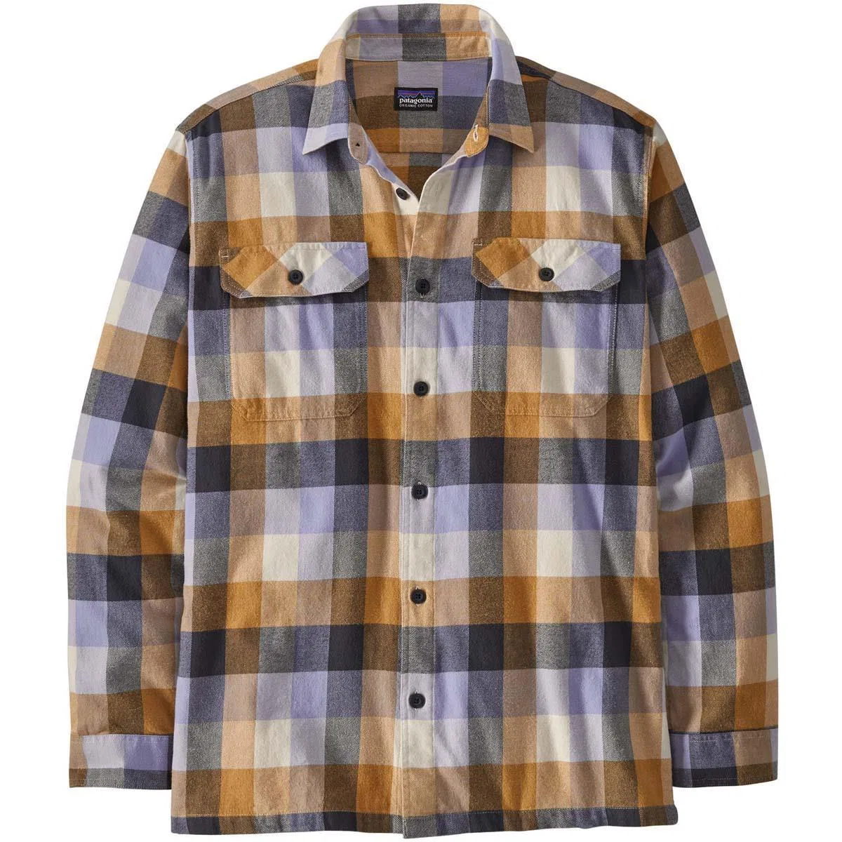 Фланелевая рубашка с длинным рукавом Fjord Flannel Patagonia, Guides/Dried Mango — фото 2