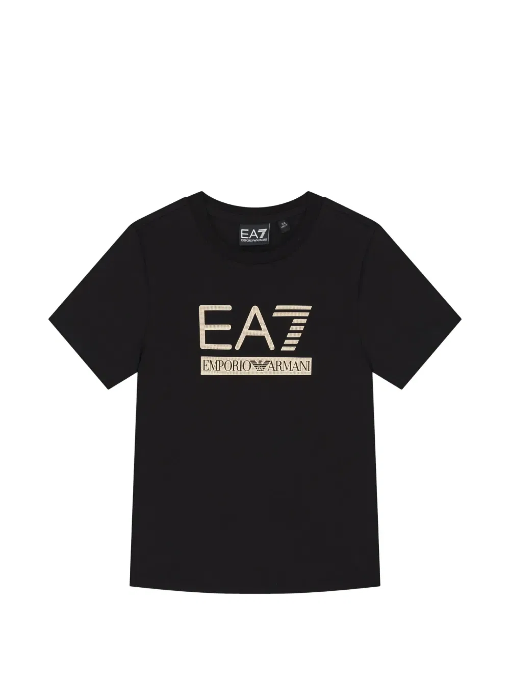 Футболка с логотипом EA7 Emporio Armani, черный