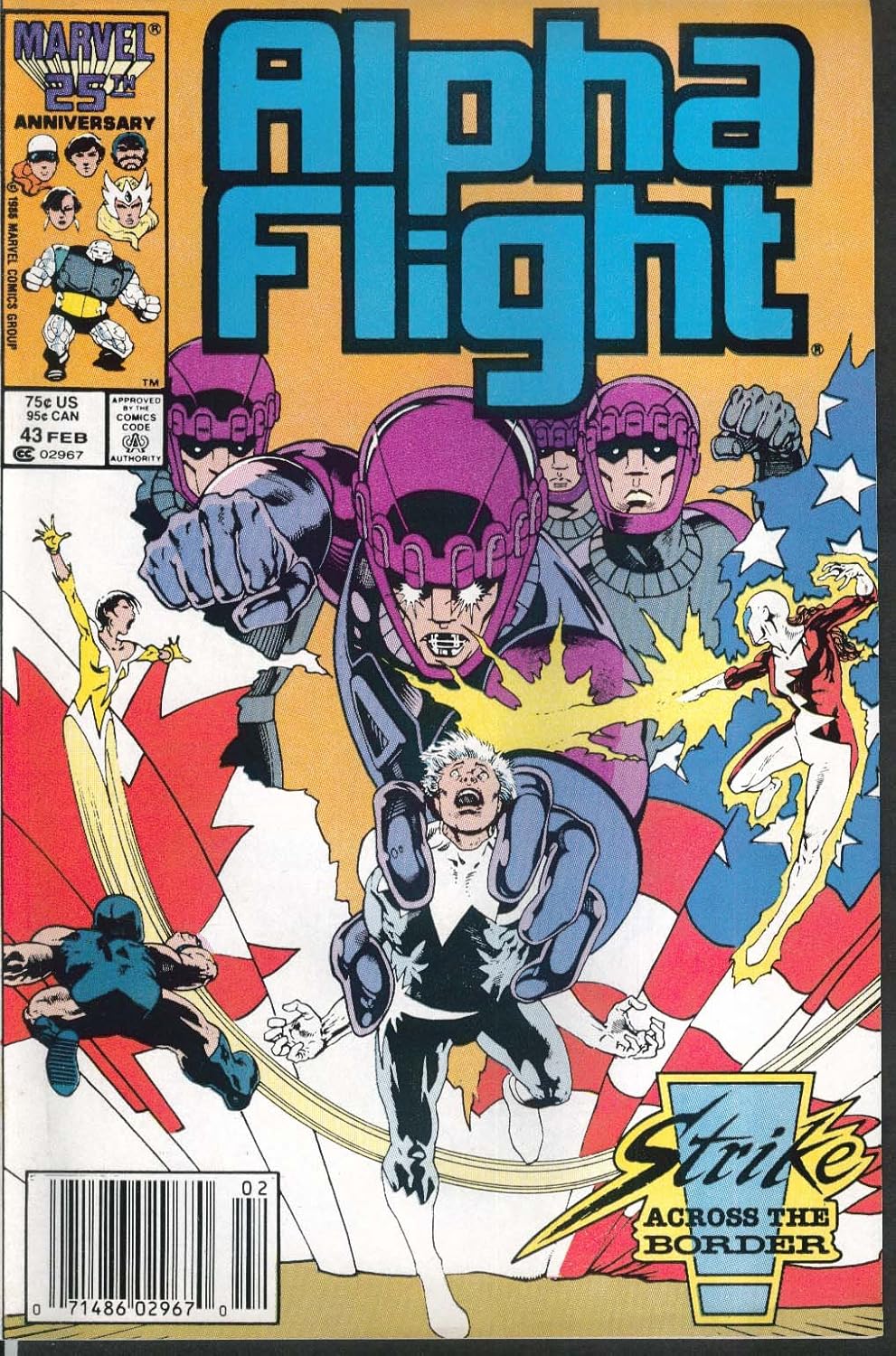 

Alpha Flight #43 : Strike Across The Border (Marvel Comics) (Marvel)
