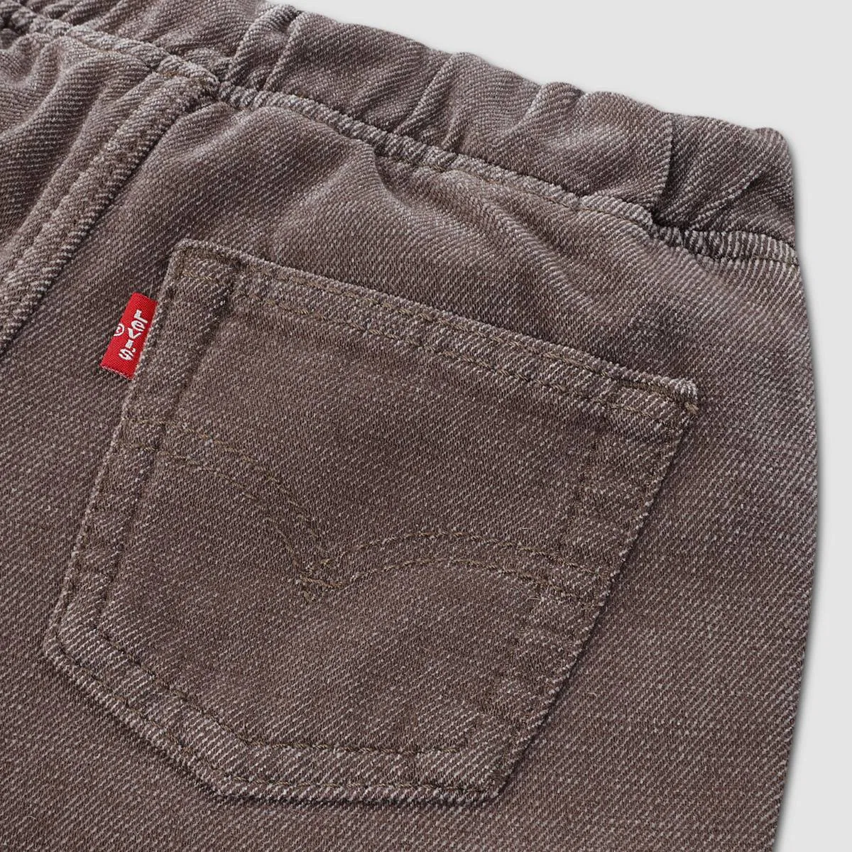 Свободные джинсы на резинке для мальчиков 8-20 размера Levi's, Hot Chocolate - Brown — фото 3