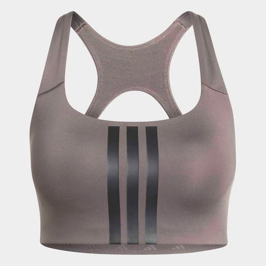 Спортивный бюстгальтер с длинным рукавом adidas KA0158 Opt 3s Ms Bra, Серый — фото 2