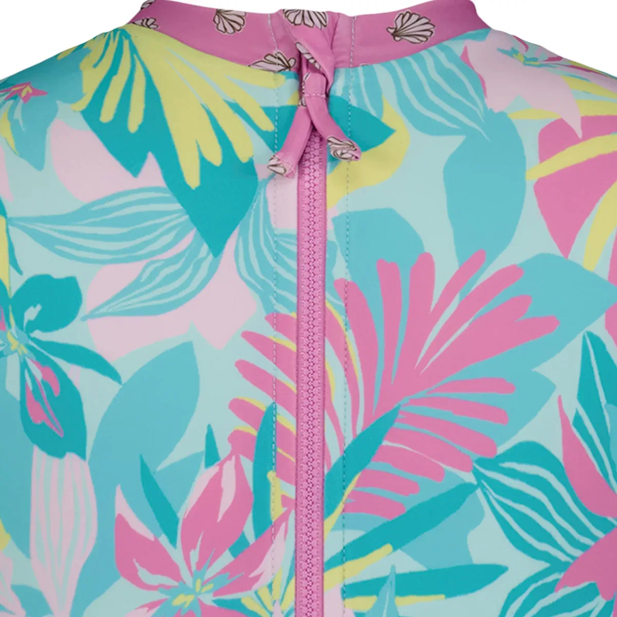 Детский купальник для девочек с принтом Des Tropics Onesie Billabong, Mint — фото 4