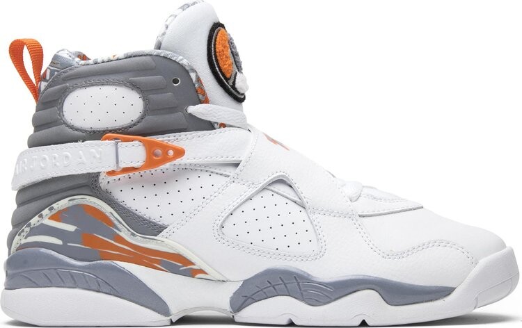 

Кроссовки Air Jordan 8 Retro GS Orange Blaze, белый