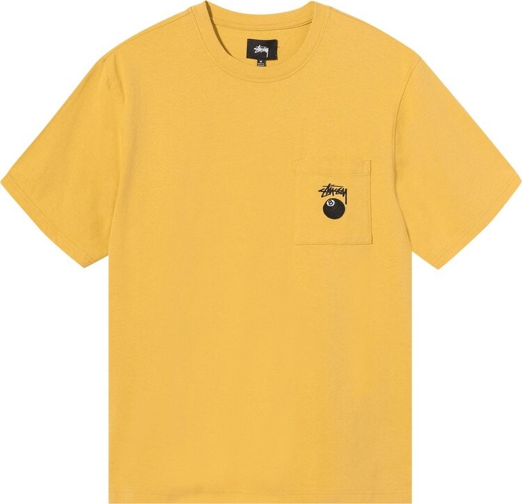 

Толстовка Stussy 8 Ball Pocket Crew 'Mustard', желтый