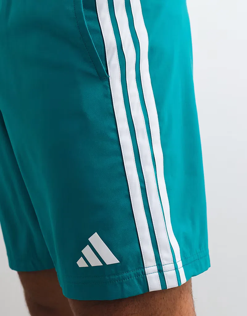 Плавки Adidas Training Essentials с тремя бирюзовыми полосками — фото 2
