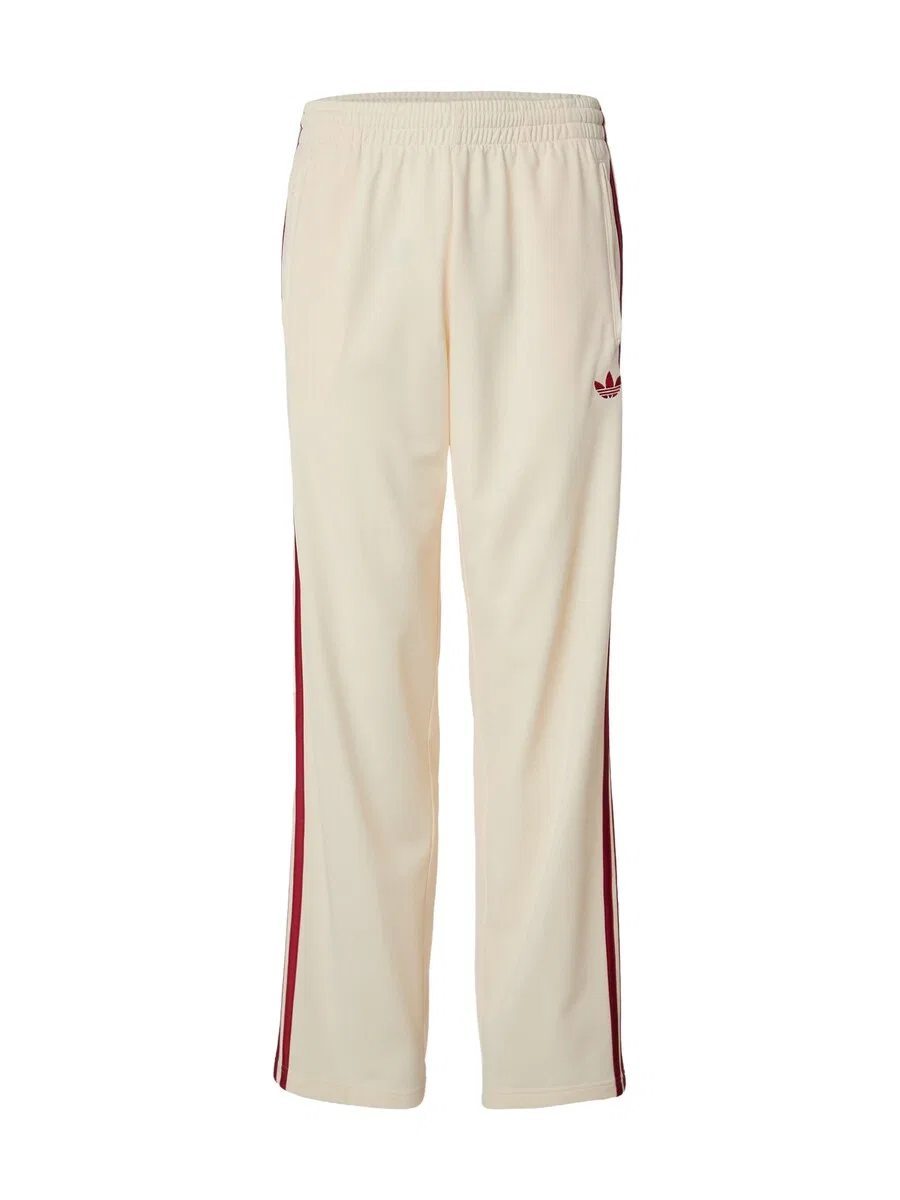 Брюки ADIDAS ORIGINALS Regular Pants 'Firebird' светло-бежевого цвета