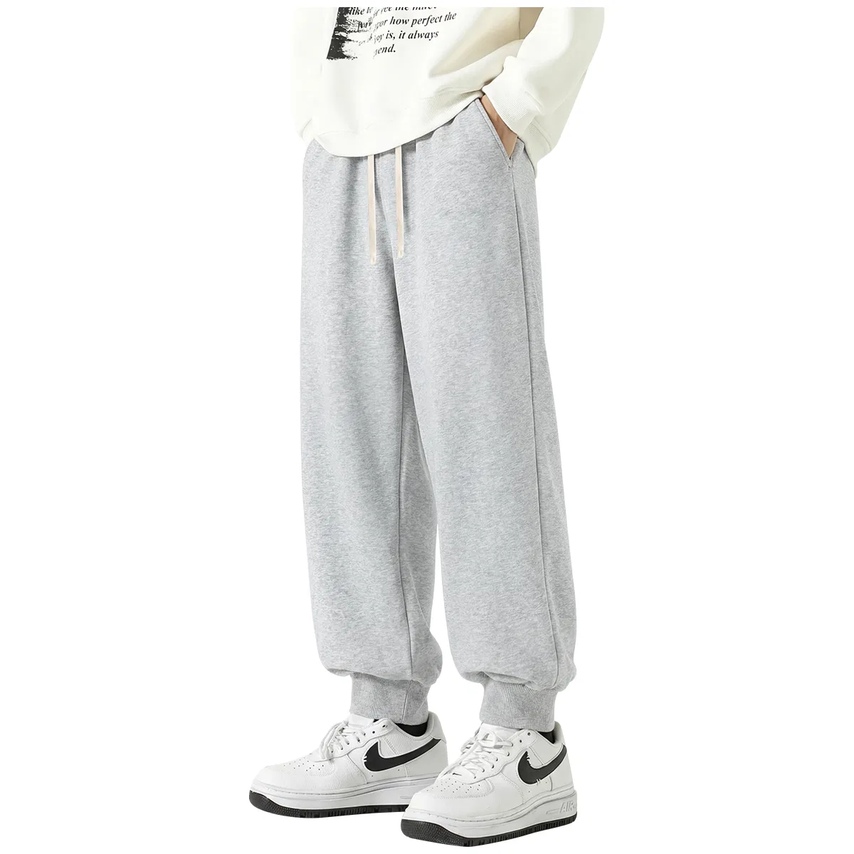 Детские брюки повседневные 2 шт MINISO, Heather Gray