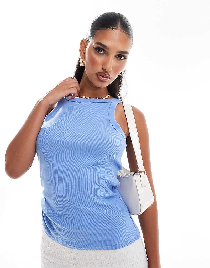 

Синий гоночный топ River Island