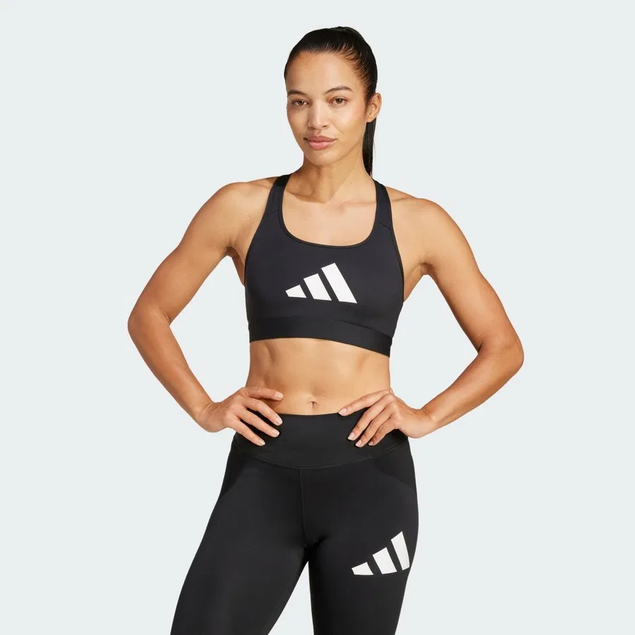 Спортивный бюстгальтер с перекрестной спинкой PrimeLiftreact Graphic adidas, Черный