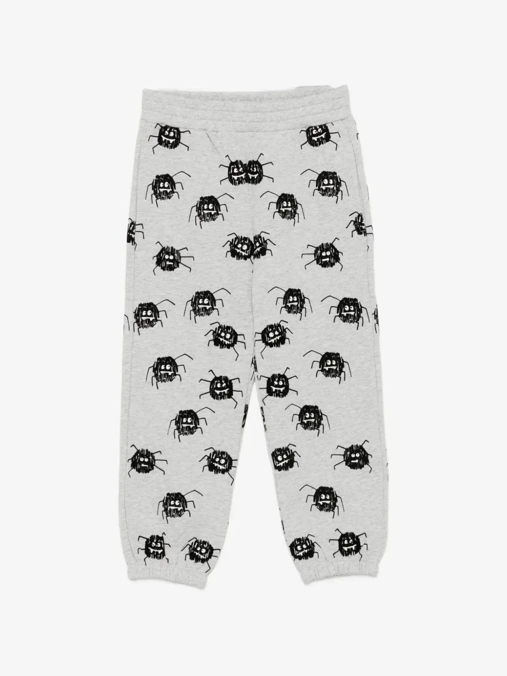Спортивные брюки с принтом паука Stella McCartney Kids, серый