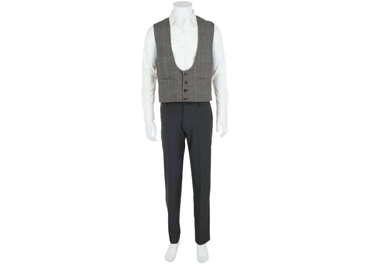 Мужской жилет с принтом Gucci Vest, Grey Beige — фото 3
