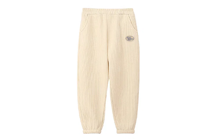Детские спортивные штаны зауженные Red Bean, Цвет Beige