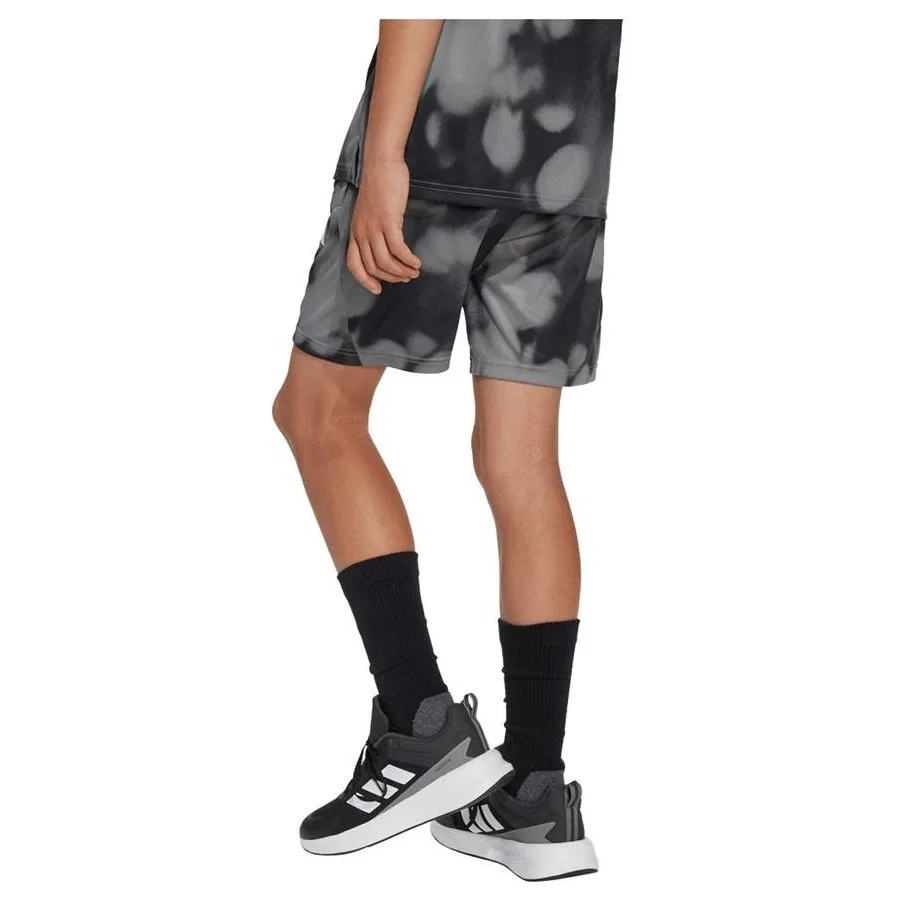 Детские спортивные шорты с принтом J SPR AOP 2 SHO adidas, Серый — фото 3