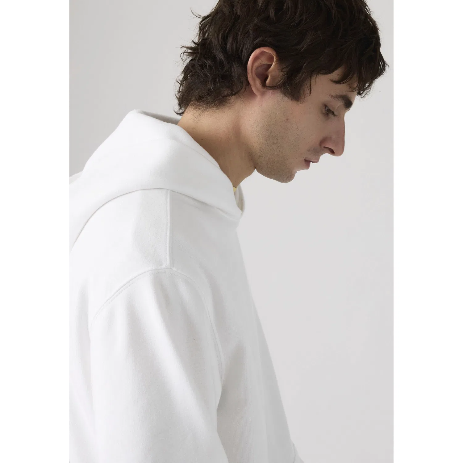 Мужской худи свободного кроя The Authentic худи Levi's, Bright White — фото 4