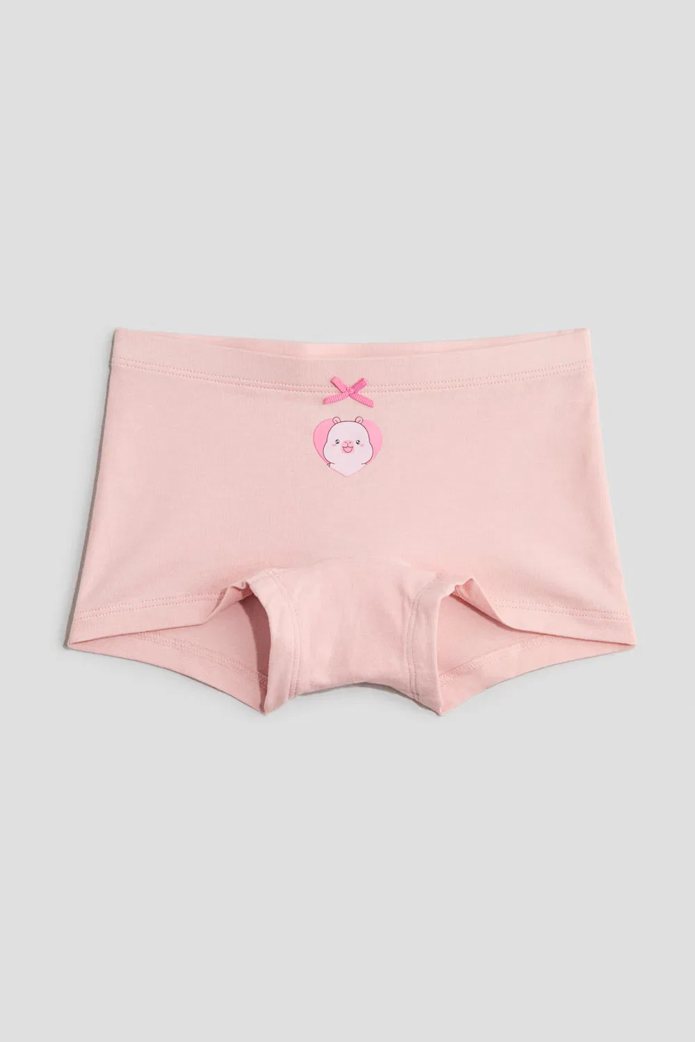 Набор из 5 хлопковых боксеров с принтом H&M, Rosa/Capyfun — фото 2