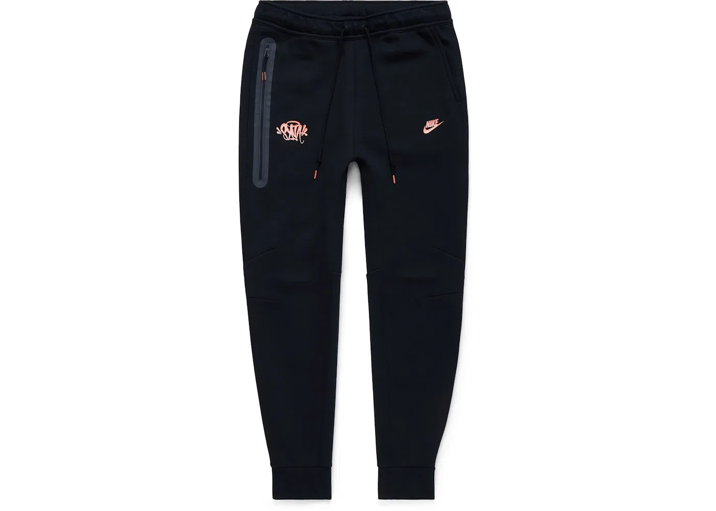 Мужские джоггеры из флиса Tech Fleece Nike, Black/Metallic Red Bronze
