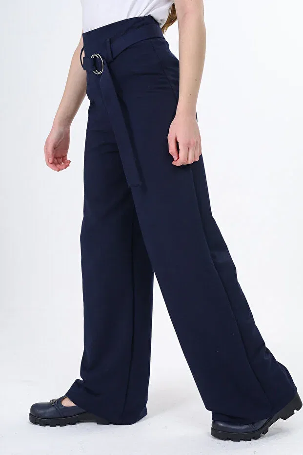 Детское спортивное трико для девочек с принтом Toontoy, Navy Blue — фото 3