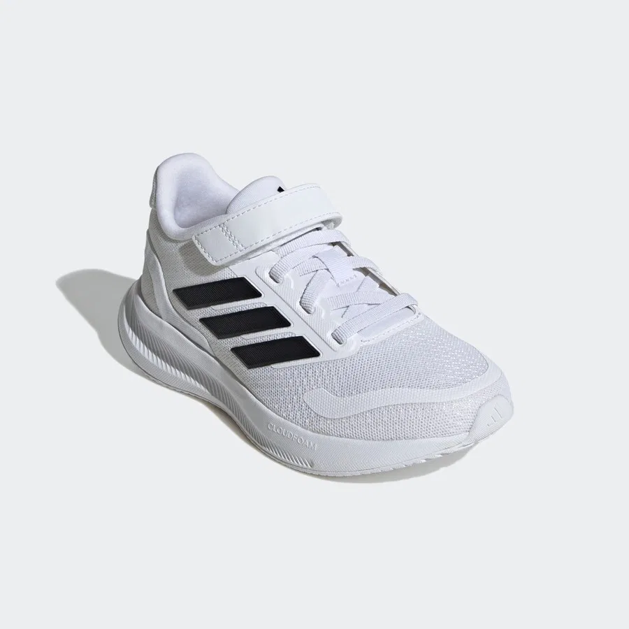 Детские спортивные кроссовки с закрытым носком adidas Runfalcon 5, Белый — фото 3