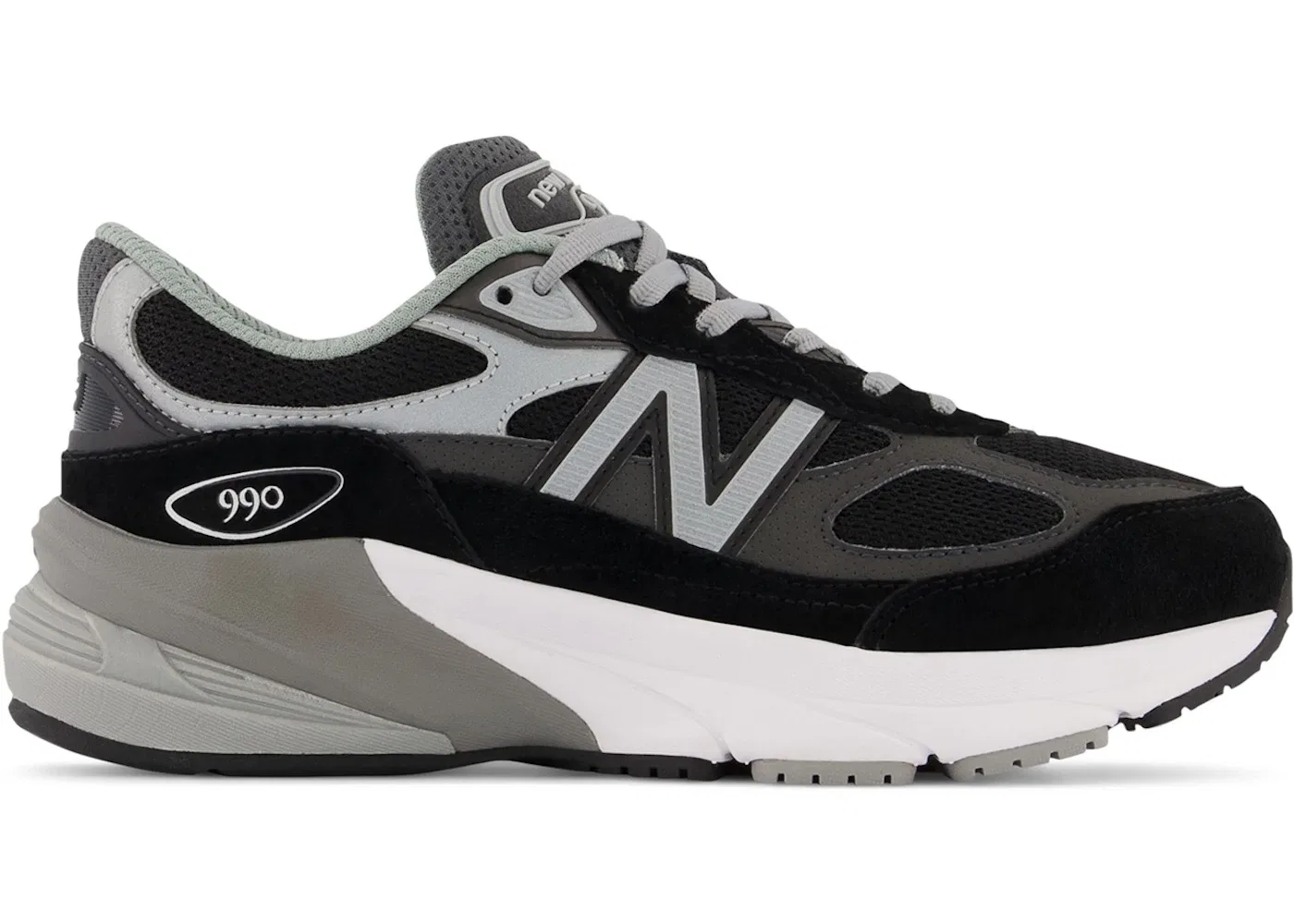 Детские кроссовки Lifestyle New Balance FuelCell 990v6, Black/Silver