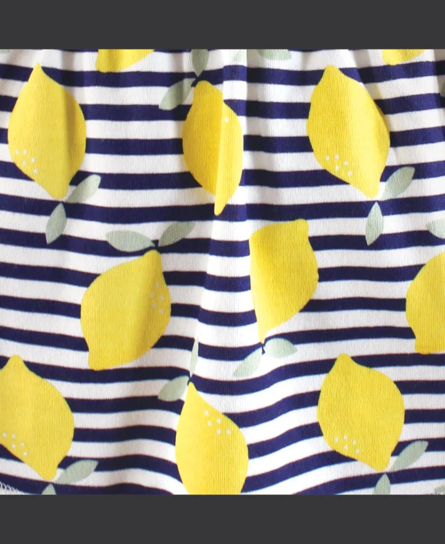 Детское платье для девочек хлопковое комплект платьев Touched by Nature, Lemons — фото 2