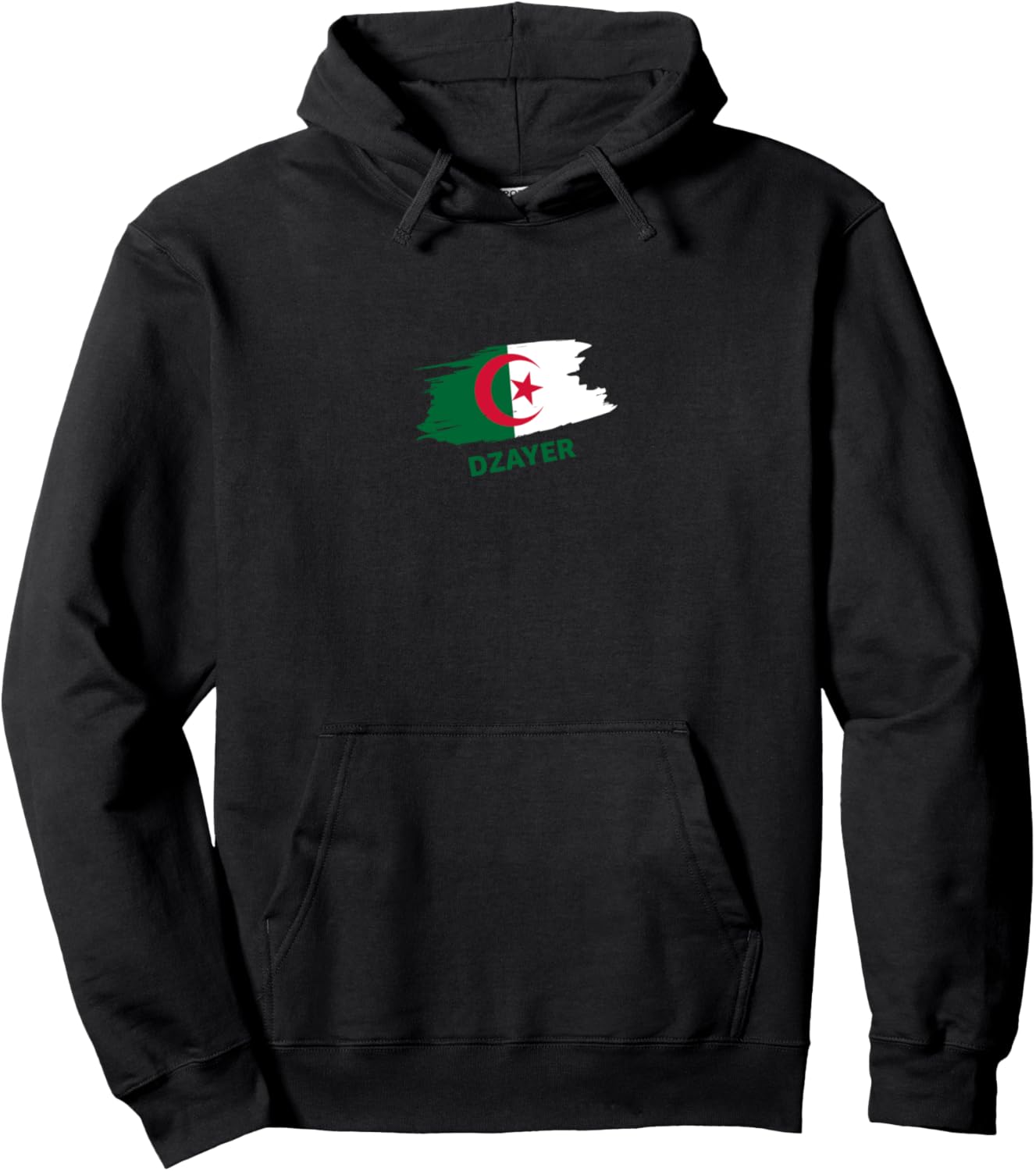 

Толстовка с флагом Алжира Algeria, черный