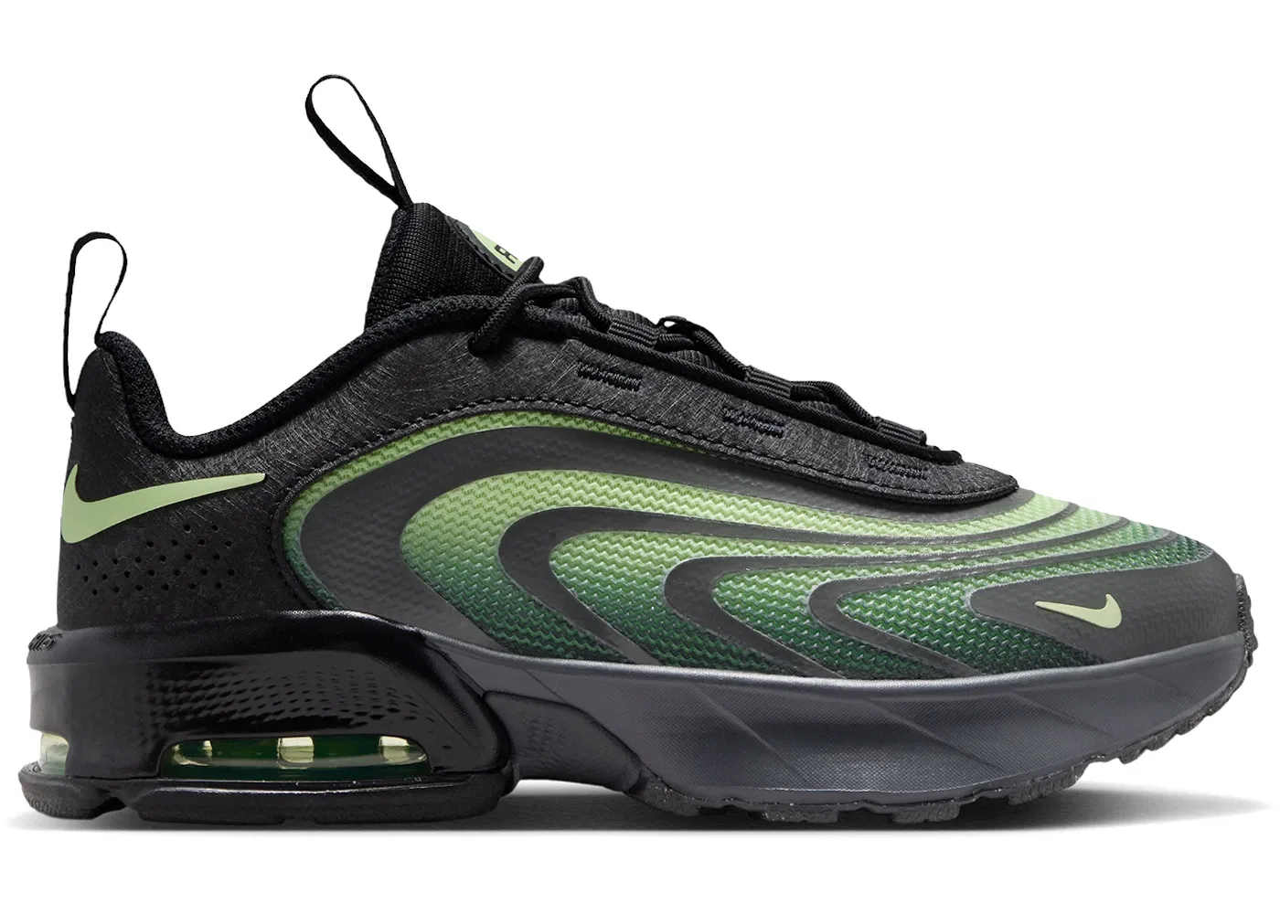 Детские кроссовки Lifestyle Nike Air Max Fire Nike, Black/Iron Grey/Liquid Lime