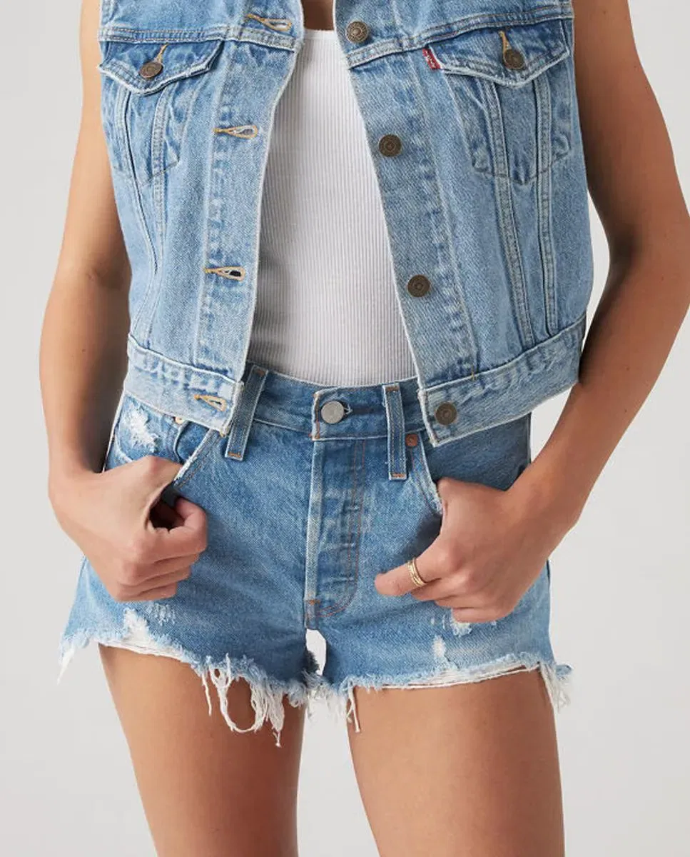 Женские шорты джинсовые 501 Original Levi's, Azul — фото 3