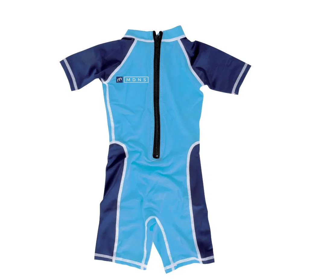 Детский бикини-комбинезон с коротким рукавом Bi-Color UV-Shorty S/S UPF 50 Surf Baby Mdns, Цвет Blau