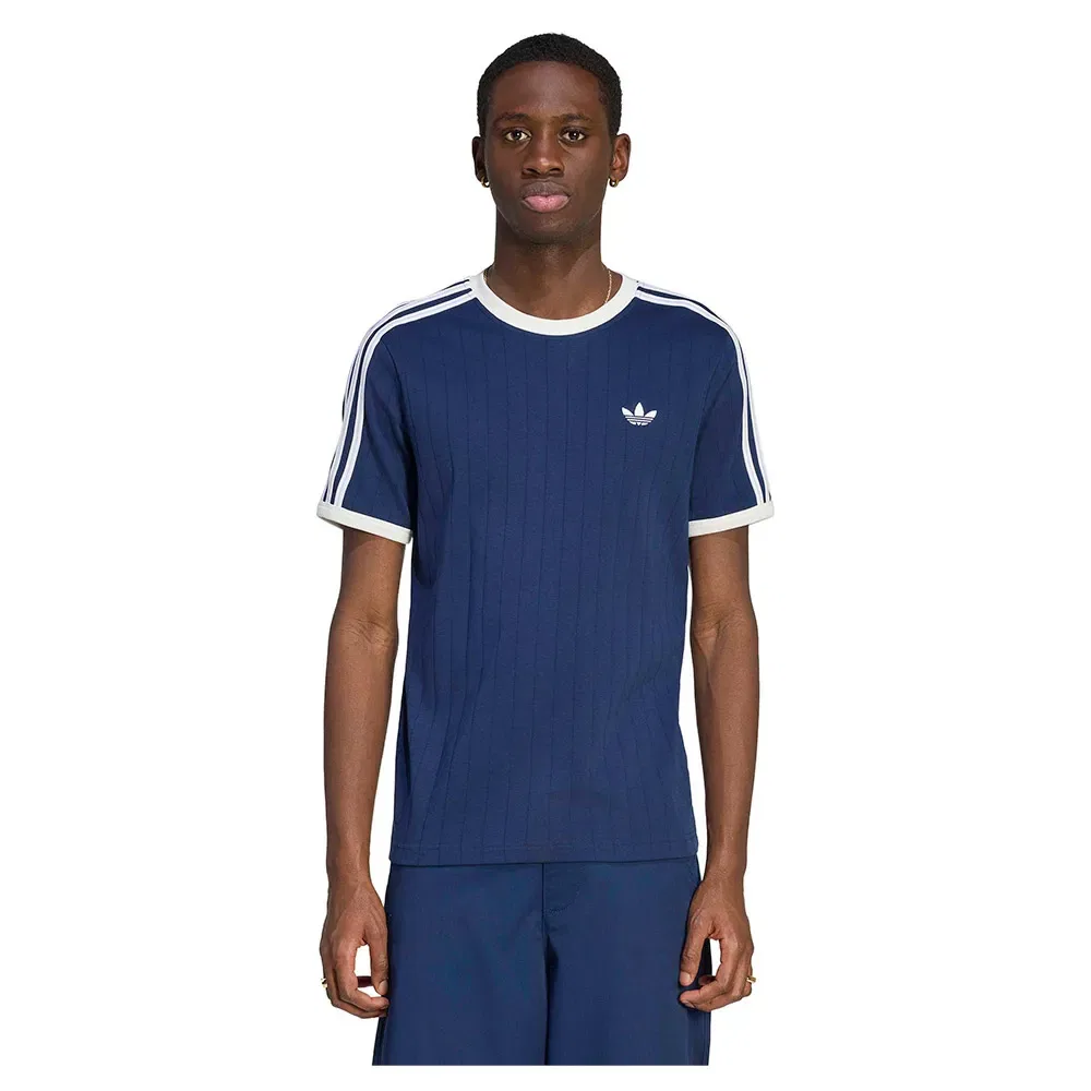 Футболка с коротким рукавом Drop Needle 3 Stripes Adidas Originals, синий