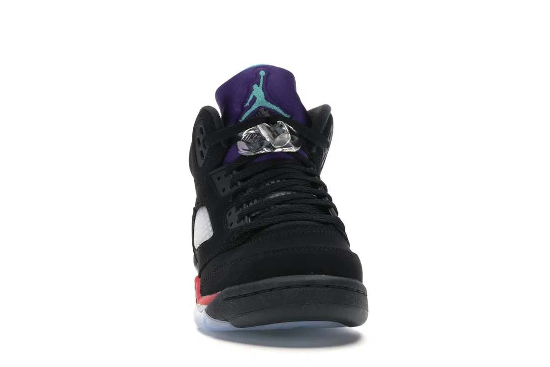 Детские кроссовки Lifestyle с принтом Jordan 5 Retro Top 3 Jordan, Black/Fire Red-Grape Ice-New Emerald — фото 2