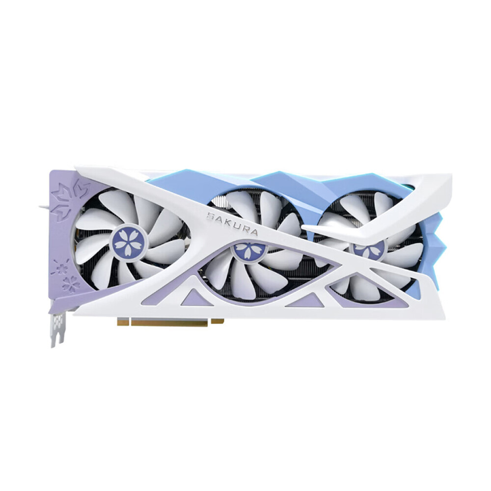 Видеокарта Yeston GeForce RTX 4070 SUPER OC Sakura Hitomi, 12 ГБ