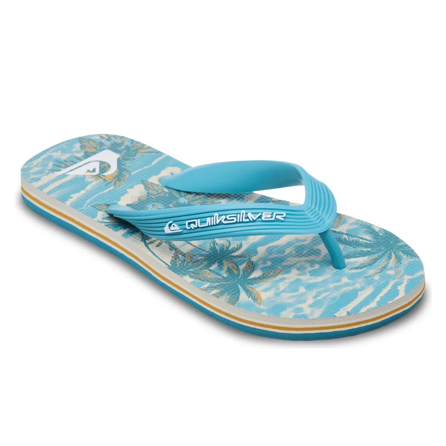 Детские шлепанцы для мальчиков Molokai Art Quiksilver, Azul Turquesa