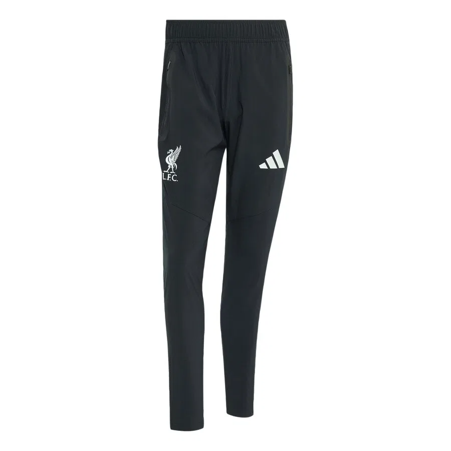 Спортивные брюки ADIDAS PERFORMANCE Regular Workout Pants 'FC Liverpool Tiro' черного цвета