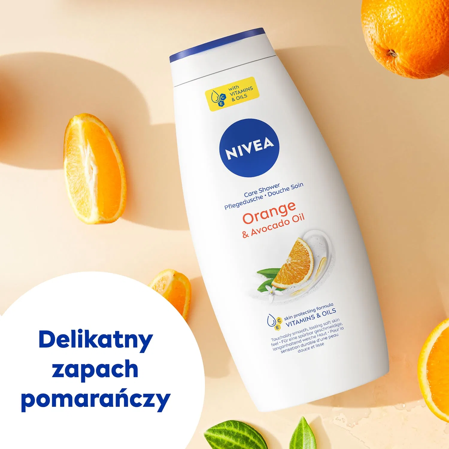 Гель для душа NIVEA Orange & Avocado Oil, 750 мл, 2 шт — фото 2