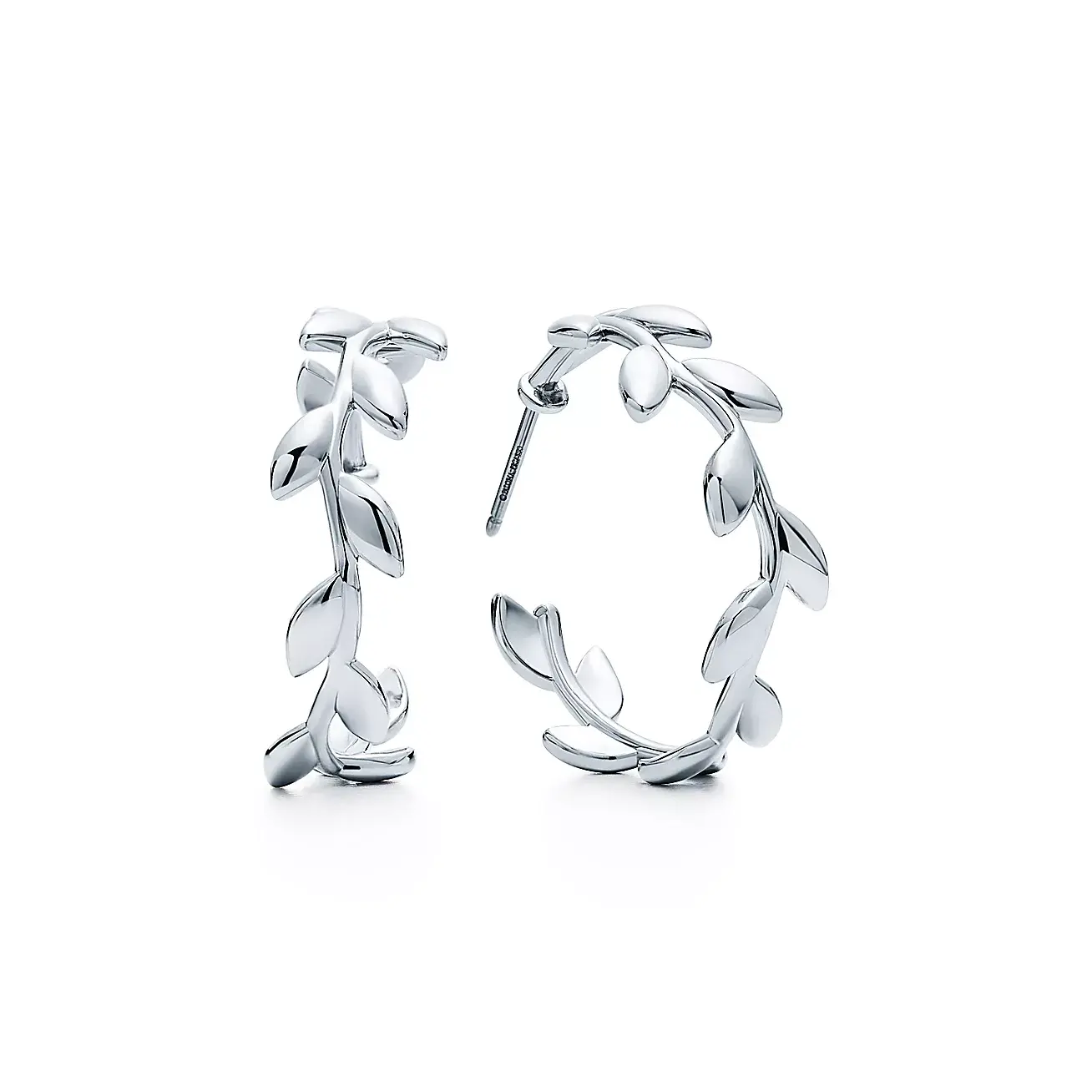 

Серьги-кольца Tiffany & Co. x Paloma Picasso Olive Leaf, серебро