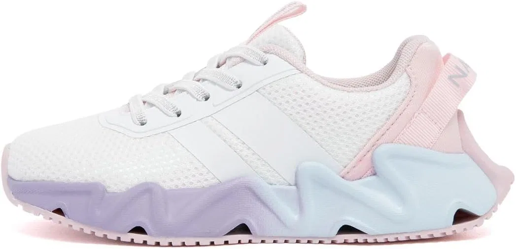 Детские кроссовки для девочек с шнуровкой Nautica, White Iridescent — фото 2