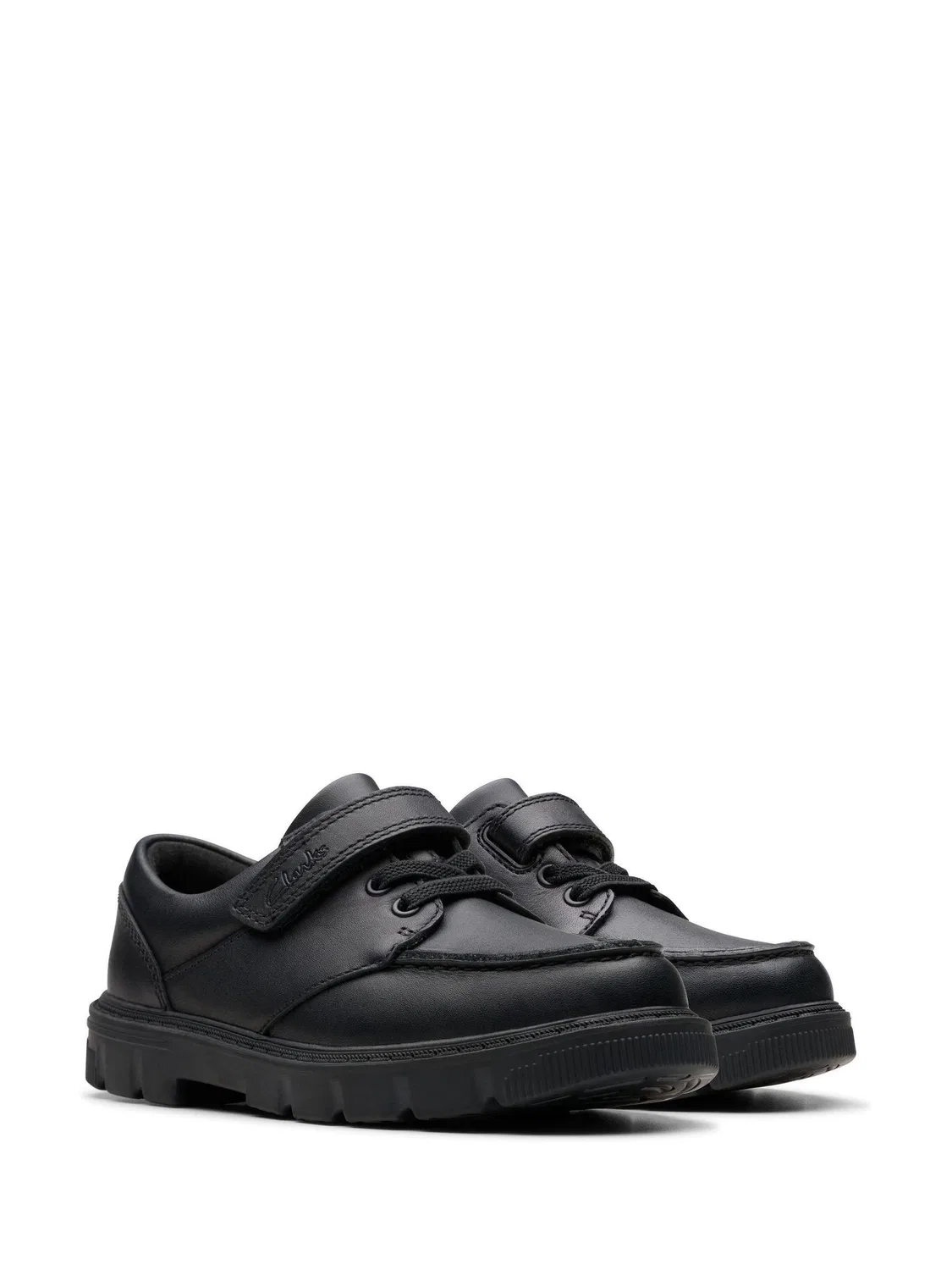 Туфли Clarks Lorcam Edge, черная кожа — фото 4