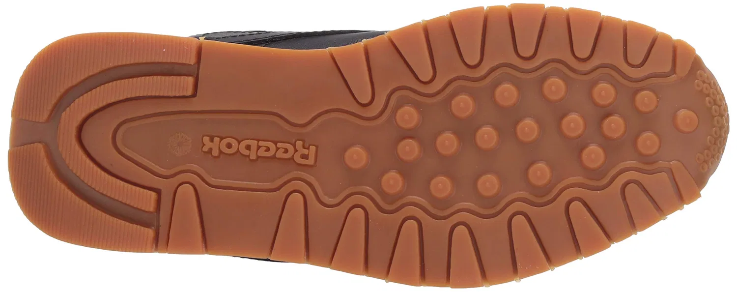 Детские кроссовки для мальчиков Classic Leather Reebok, Black Rubber Int — фото 3