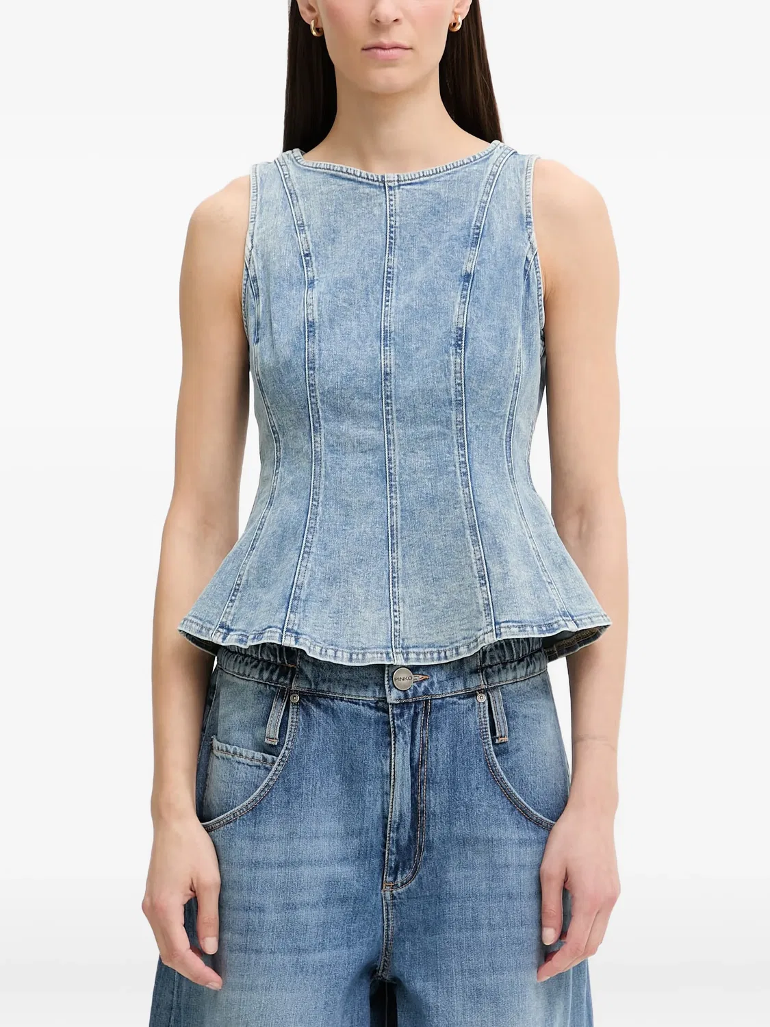 Топ Leighton без рукавов Levi's, синий