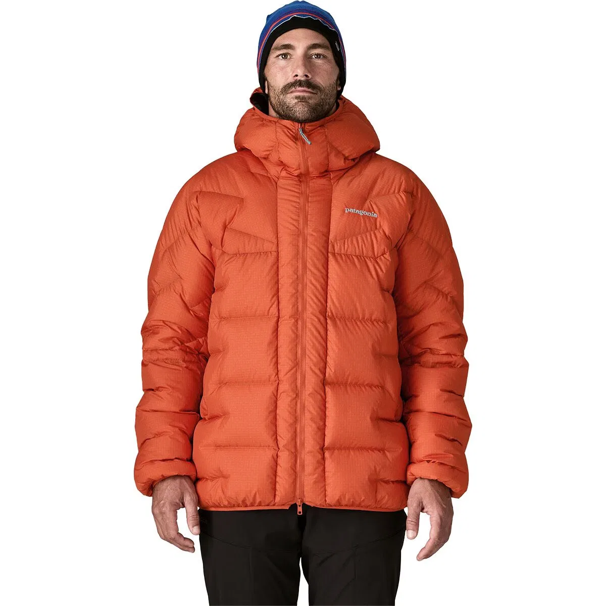 Мужская пуховая парка с капюшоном Durable Down Parka Patagonia, Coal Orange