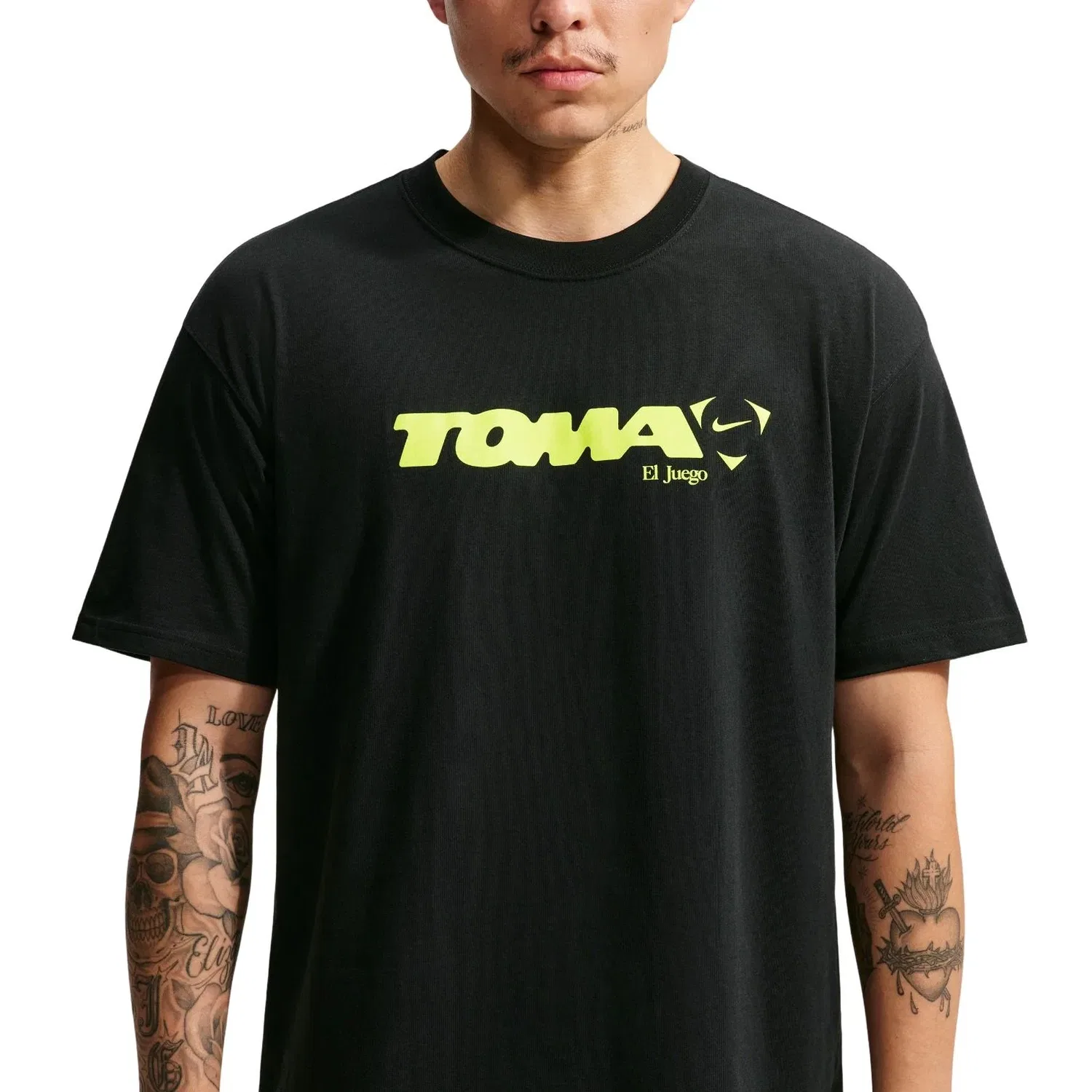 Мужская футболка с принтом Nike x TOMA Soccer, черный — фото 2