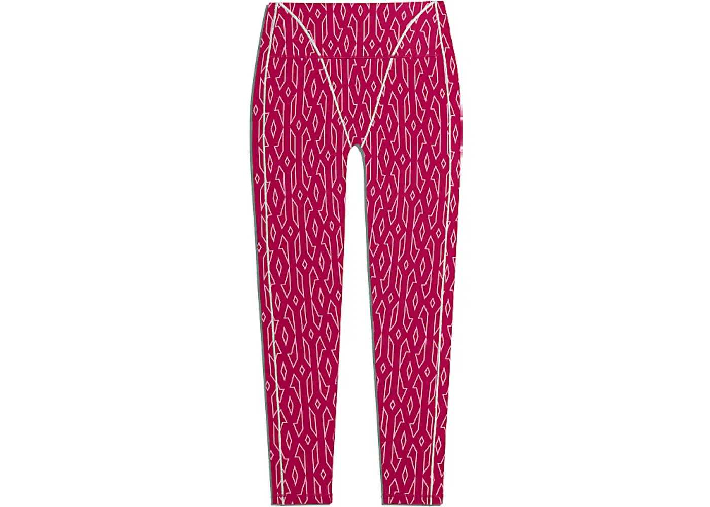 Женские леггинсы с монограммой Adidas Ivy Park Monogram Tights, Bold Pink